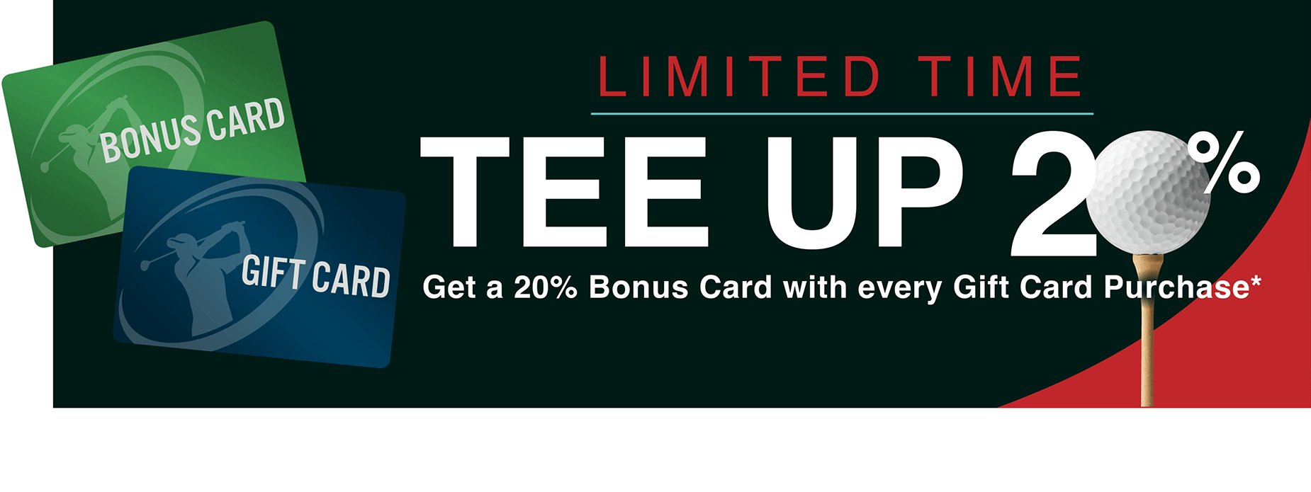 November 17 - Dec 31 20% Bonus Card Gift Promotion